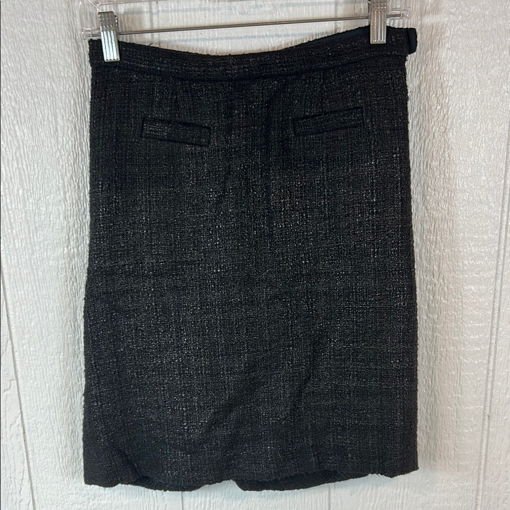 Peter Som Gray Knee-Length Pencil Skirt for Work